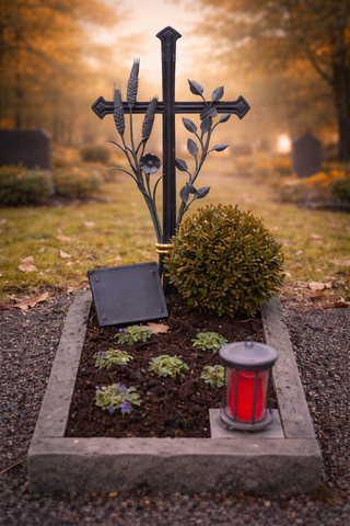 geschmiedetes Grabkreuz "Hoffnung"