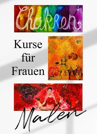 Intuitives gezeichnetes spirituelles Bild einer Frau mit ihren Chakra-Energiezentren