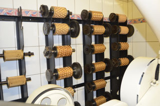 Rouleaux pour la forme des bonbons
