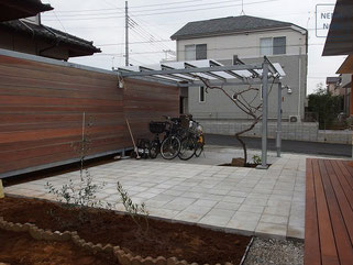 千葉県柏市 K様 エクステリア工事 ウッドフェンス 庭リフォーム等 ナチュラルガーデンの専門店 千葉県柏市 K様 エクステリア工事 ウッドフェンス 庭リフォーム等 ナチュラルガーデンの専門店