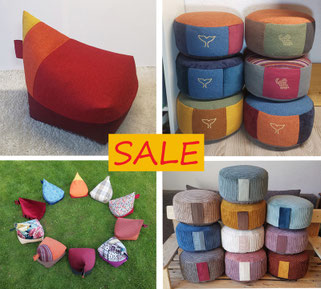 Blaue-Erde Meditationskissen, Yogakissen