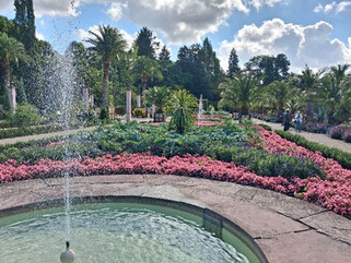 Springbrunnen im Kurpark in Bad Pyrmont
