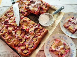 Backen mit Olivenöl Zwetschgenkuchen Oligarto