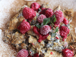 Glutenfreier Kaiserschmarrn mit Eiweiß und Mohn Oligarto Rezepte