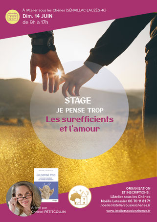 Stage Les surefficients et l'amour avec Christel Petitcollin