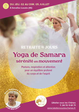 Retraite Yoga de Samara dans le Lot
