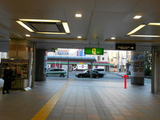 本川越駅改札出口画像