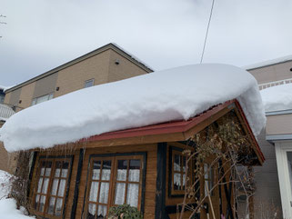 札幌格安雪下ろし施工事例ビフォー
