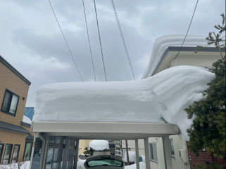 札幌格安雪下ろし施工事例ビフォー