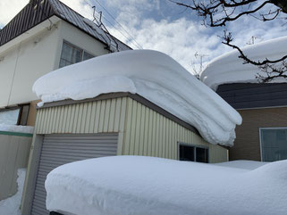 札幌格安雪下ろし施工事例ビフォー