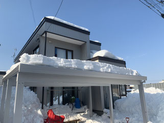 札幌格安雪下ろし施工事例アフター