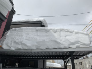 札幌格安雪下ろし施工事例ビフォー