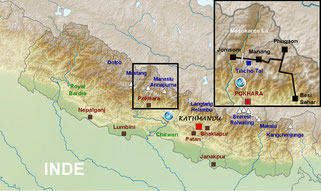 trekking map - naar Phu Valley