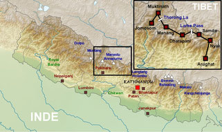 Trek du Manaslu aux Annapurnas