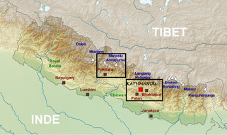 Mradi Himal Base Camp Map