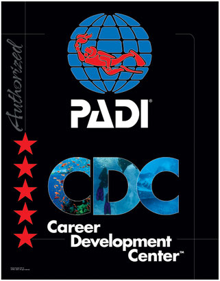 Rainbow Divers PADI Career Development Center CDC Vietnam Logo - Dive Vietnam
