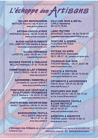 artisant local cadeau des fêtes