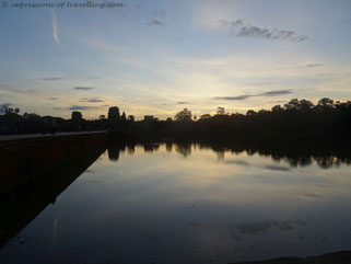 Sonnenaufgang bei Angkor Wat