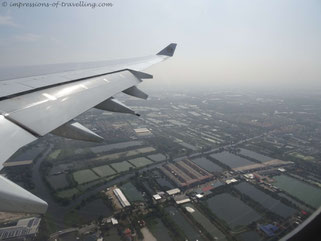 Landeanflug auf Bangkok