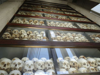 Schädel in Choeung Ek (Killing fields)