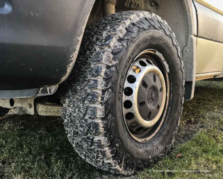 unser Paul mit AT-Reifen