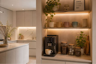 De koffiehoek in keuken inrichten? 20 ideeën voor thuis