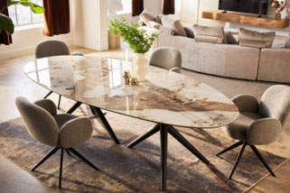 Eettafels met afgeronde hoeken behoren tot dé woontrends 2026