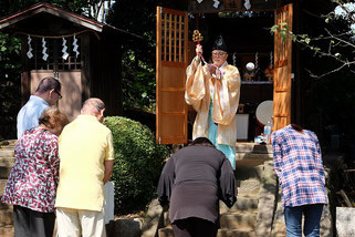 月次祭でのご祈願