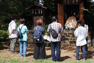 天神社の月次祭です