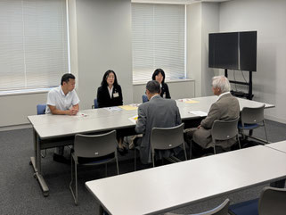 支援する会副会長表敬訪問