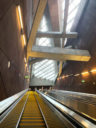 Entrance area in Budapest Subway