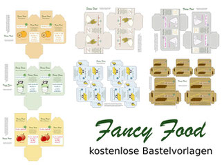 Bastelbogen Fancy Food Als Pdf Website Von My Fancywork