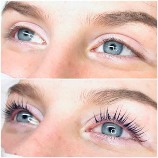 Ergebnis Lashlift Lashlifting 