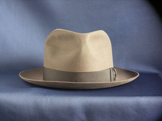 BORSALINO soft felt hat grey 1930～40's front view