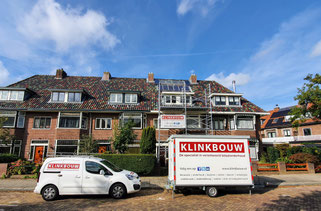 Schilderwerk, houtrot reparaties, dakbedekking lood zink en isolatie bij jaren 30 woning bouwbedrijf dakdekker en loodgieter Leiden