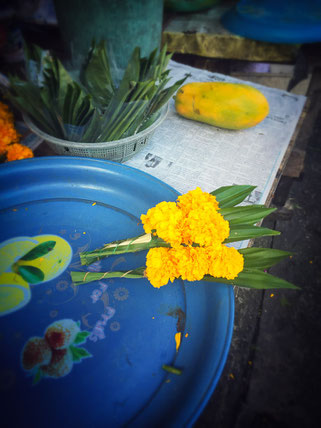 Opferblumen in Trang