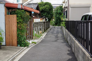 ここを水が流れていた！