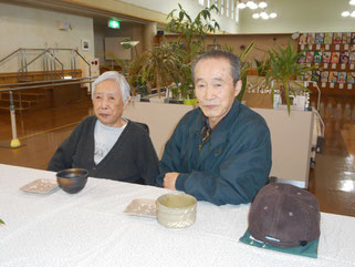 ご家族の方もお茶席に出席されました