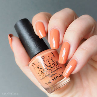 swatch OPI • Freedom of Peach • Washington D.C. Collection fall 2016