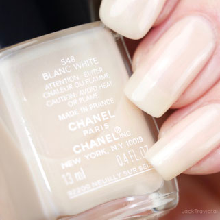 CHANEL • BLANC WHITE 548 • BLACK MÉTAMORPHOSIS • Coco Codes Collection -  LackTraviata - Nagellack-Liebe