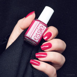 swatch essie raspberry