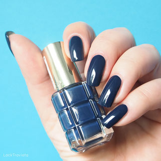 swatch L'ORÉAL BLEU ROYAL 668 Color Riche Le Vernis