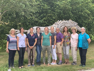 Nostro gruppo dei Clicker trainer con Anja Beran in 2019