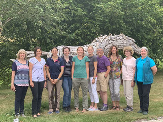 Our group of Clicker trainers with Anja Beran in 2019