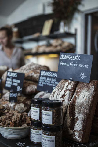 Rosendals Trädgård in Stockholm, Brot und Gewürze