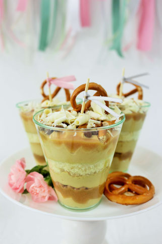 DIY Deko Ideen basteln für's Kuchenbuffet oder den Sweettable