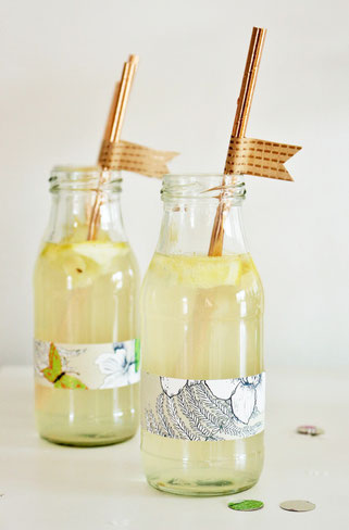 Bild: DIY Party Deko und Dekoration für die Hochzeit mit diesen Ideen aus Geschenkpapier ganz einfach selber basteln; gefunden auf www.partystories.de in Kooperation mit Jung Verpackungen