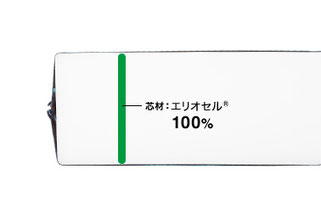 芯材はエリオセル100％