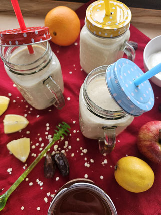 Apfel-Hafer-Smoothies