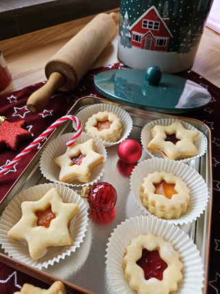 Hildabrötchen aus Mürbeteig
